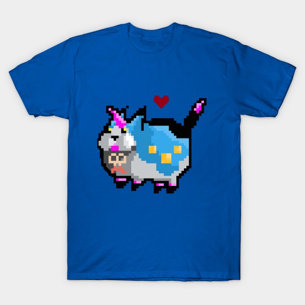 Pixel Meow-wow T-Shirt by princessjoel